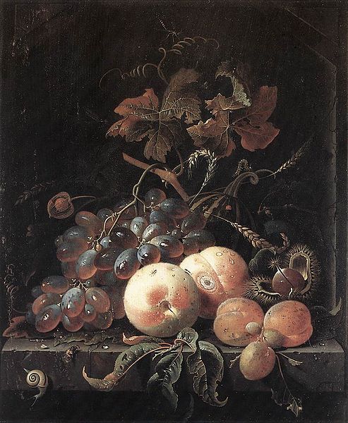 Abraham Mignon Still-Life with Fruits